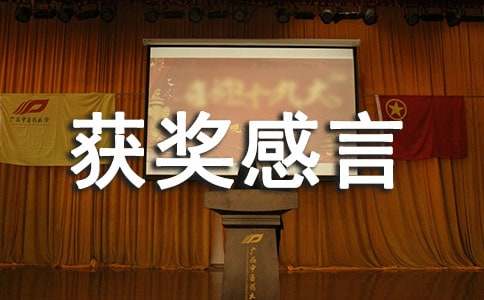 書法比賽的獲獎(jiǎng)感言3篇