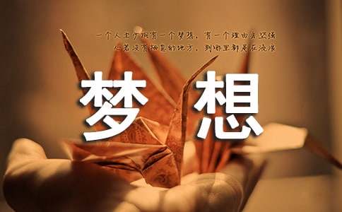 我的設計夢想作文