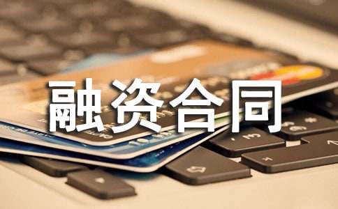 融資合同模板集錦十篇